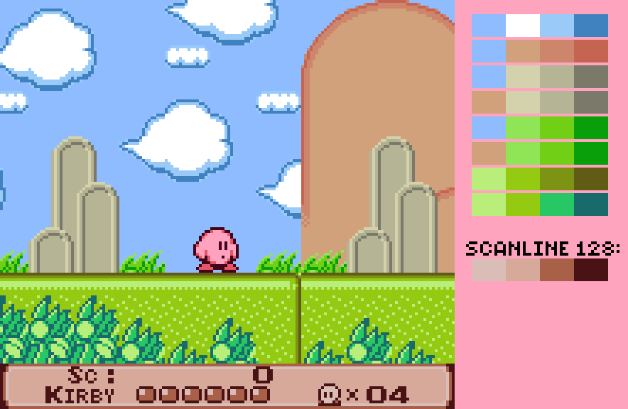 Kirby&#39;s Dream Land Mockup 1