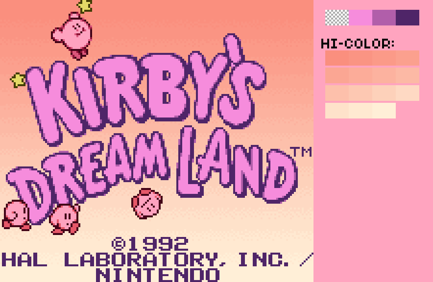 Kirby&#39;s Dream Land Mockup 2