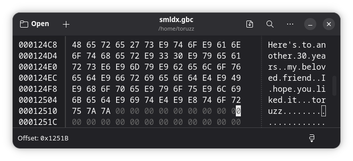 Here's to another 30 years, my beloved friend. I hope you liked it. -toruzz